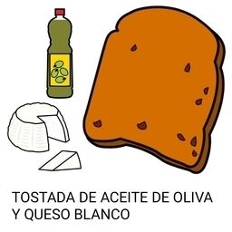 Mitja Torrada de Oli d'oliva i formatge blanc