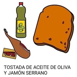 Mitja Torrada de Oli d'oliva i pernill salat