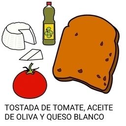 Mitja Torrada de Tomaca, oli i formatge blanc